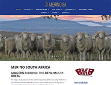 Tablet Screenshot of merinosa.co.za
